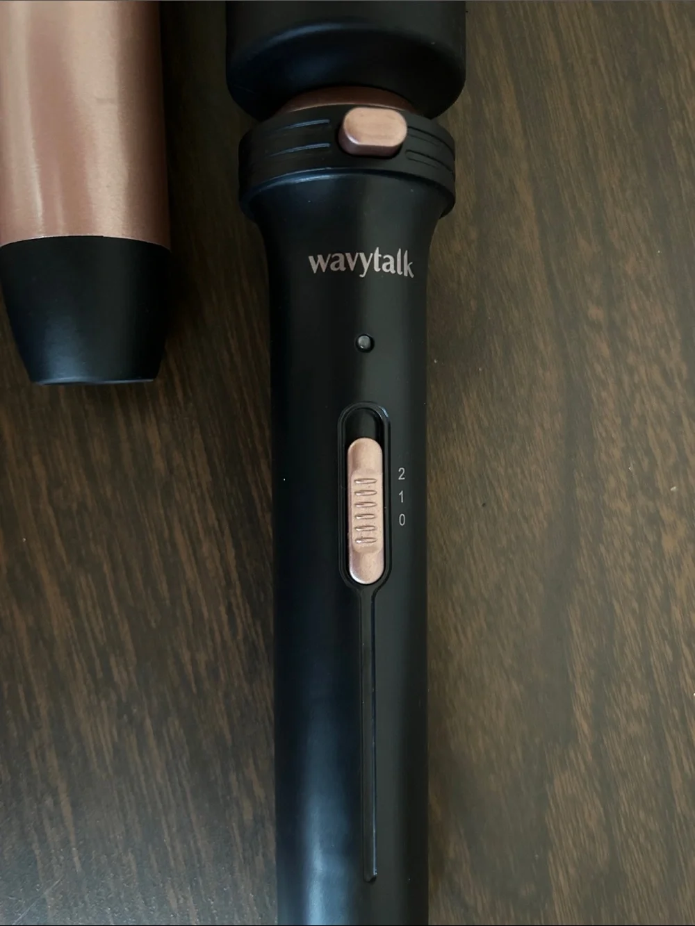 WavyTail 4-Piece Interchangeable Hair Styling Set in Rose Gold and Black